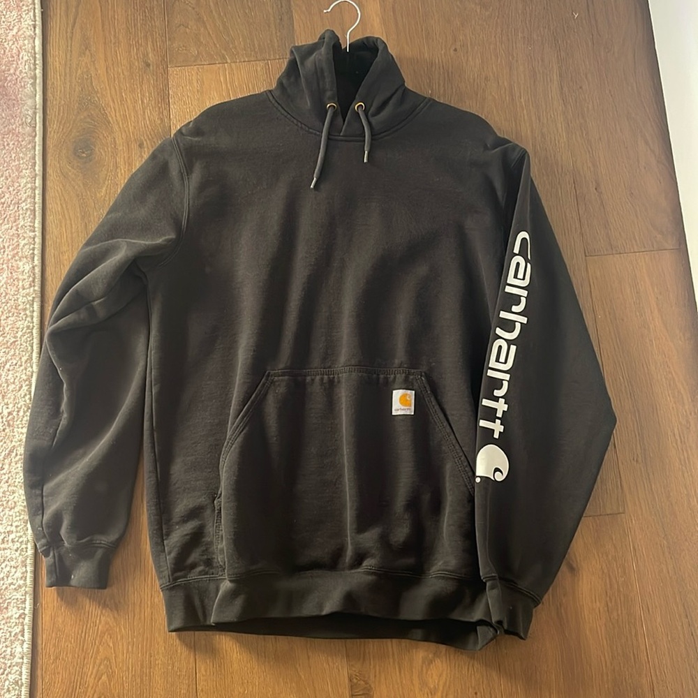 Carhartt hoodie black loose fit